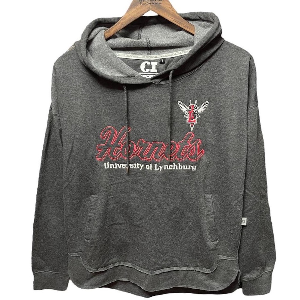 University of Lynchburg Hornets college collegiate long sleeve hoodie sweatshirt